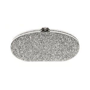Edie Parker Silver ConfettiClutch